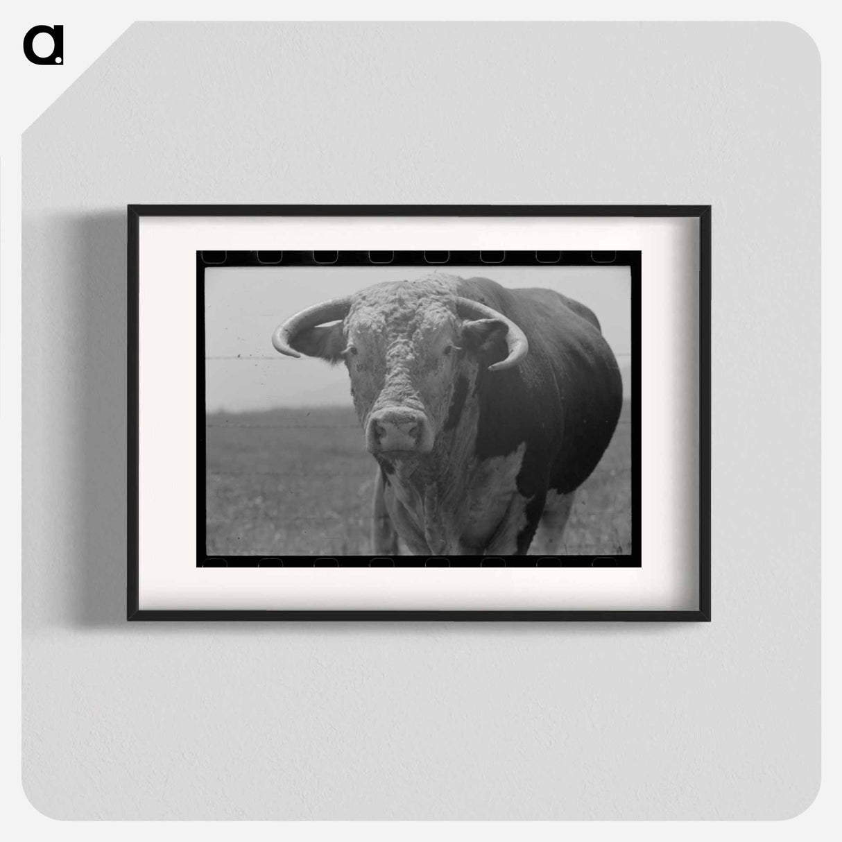 アートポスター-Bull's Head, Cruzen Ranch
- ラッセル リー Poster.
