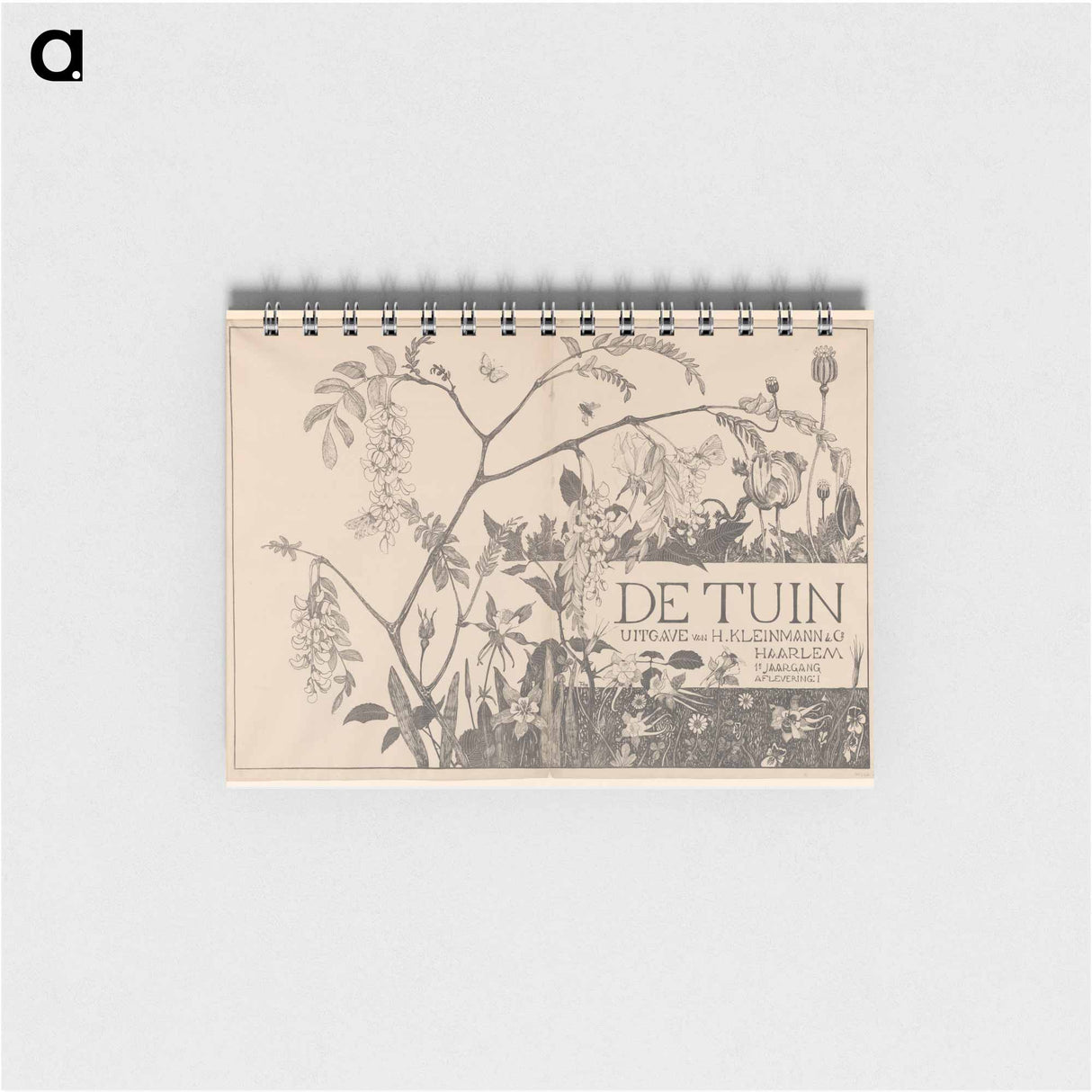 Omslag voor het tijdschrift 'De Tuin' - テオ ヴァン ホイテマ Memo.