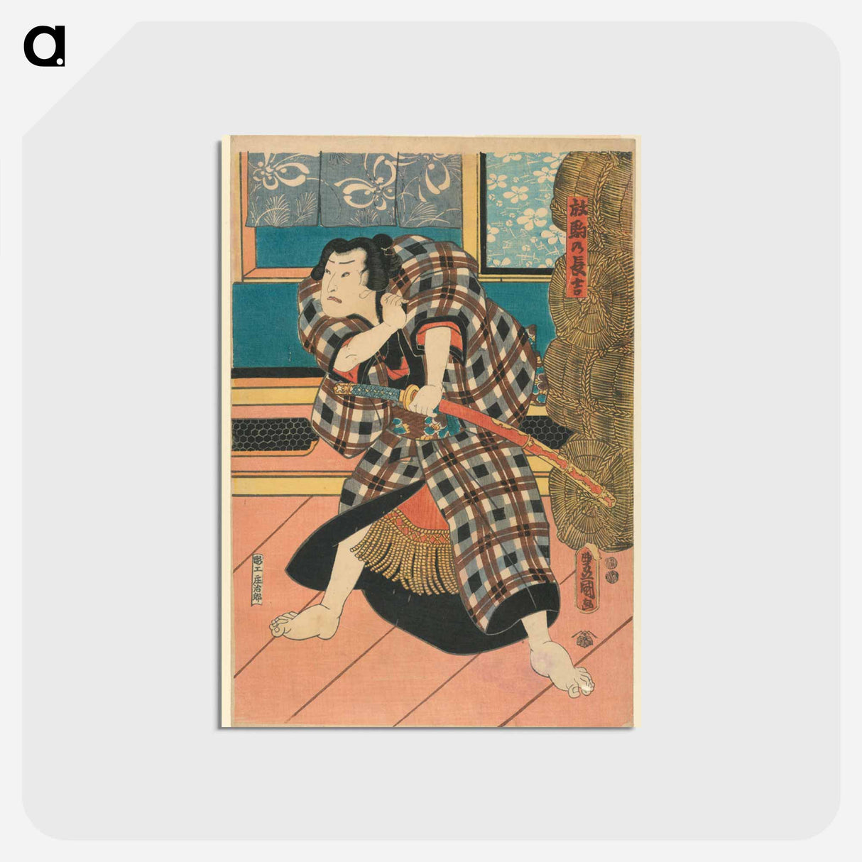 アートポストカード-The Untamed Horse
- 歌川 国貞 Postcard.