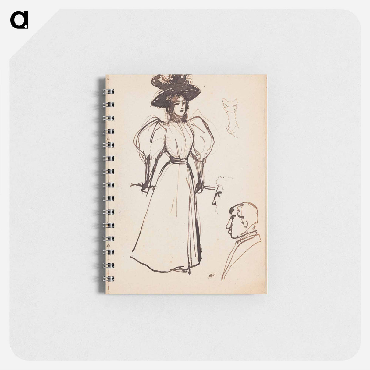 アートメモ帳-(unknown) part of a sketchbook - アルバート エーデルフェルト Memo.