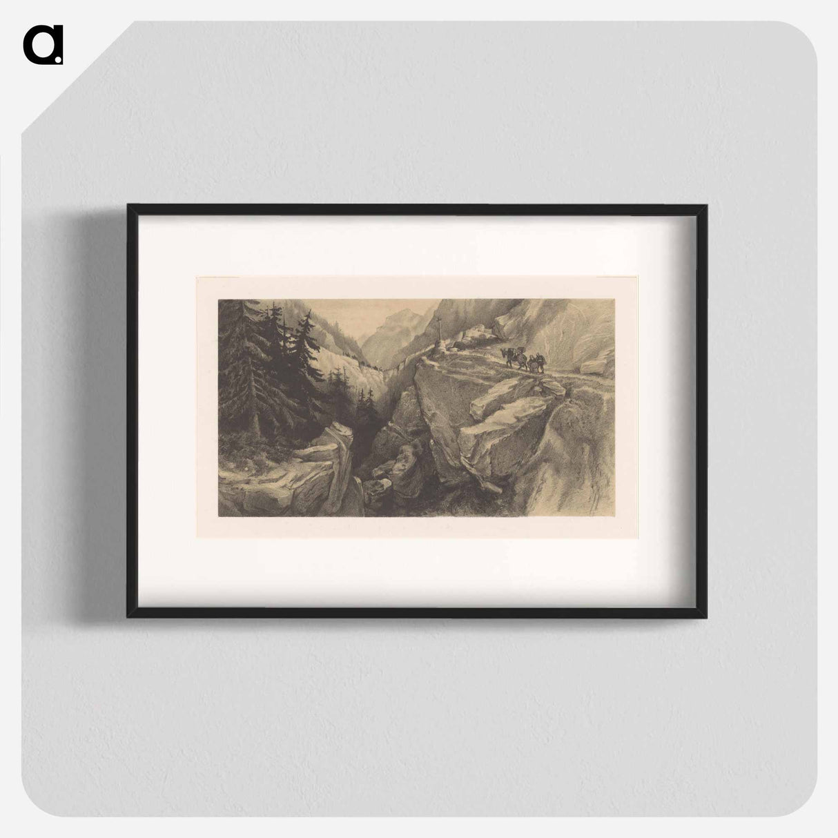 Berglandschap - Theo van Hoytema Poster.