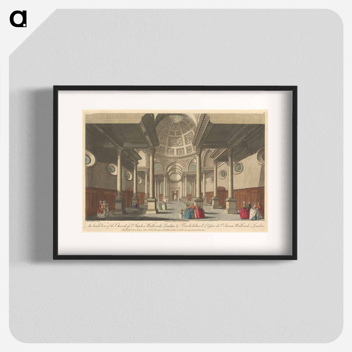 アートポスター-An Inside View of the Church of St. Stephen Walbrooke London
- イェール大学アートギャラリー Poster.