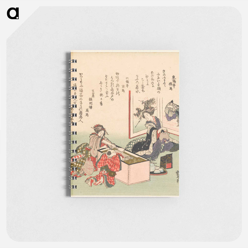 A comparison of Genroku poems and shells - 葛飾 北斎 Memo.