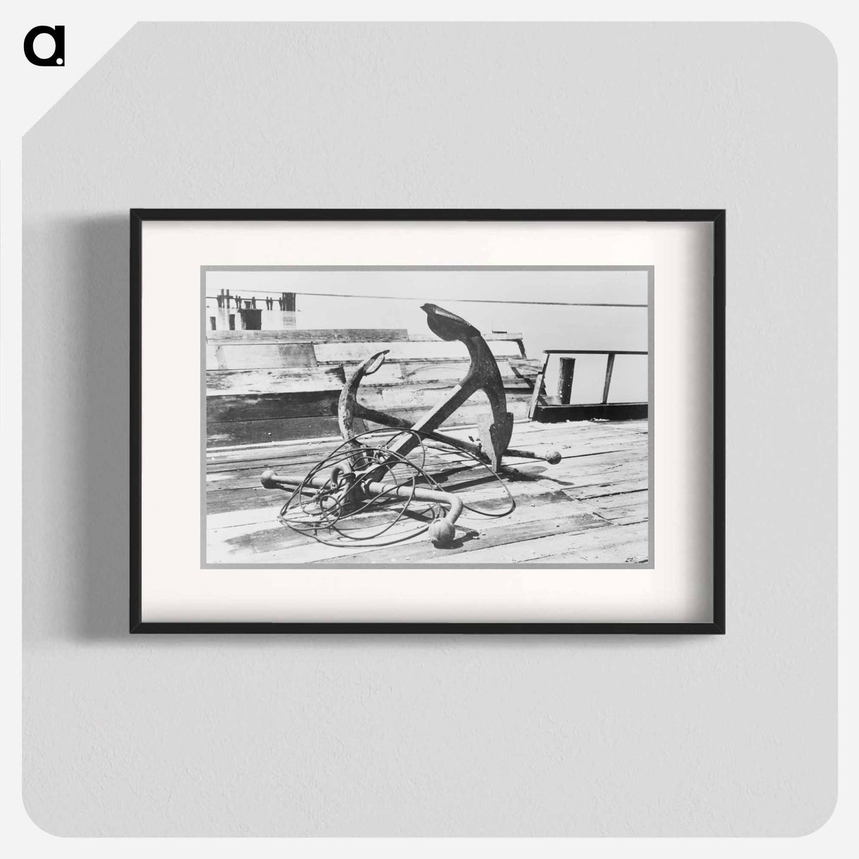 アートポスター-Anchors on Dock, Burrwood, Louisiana
- ラッセル リー Poster.
