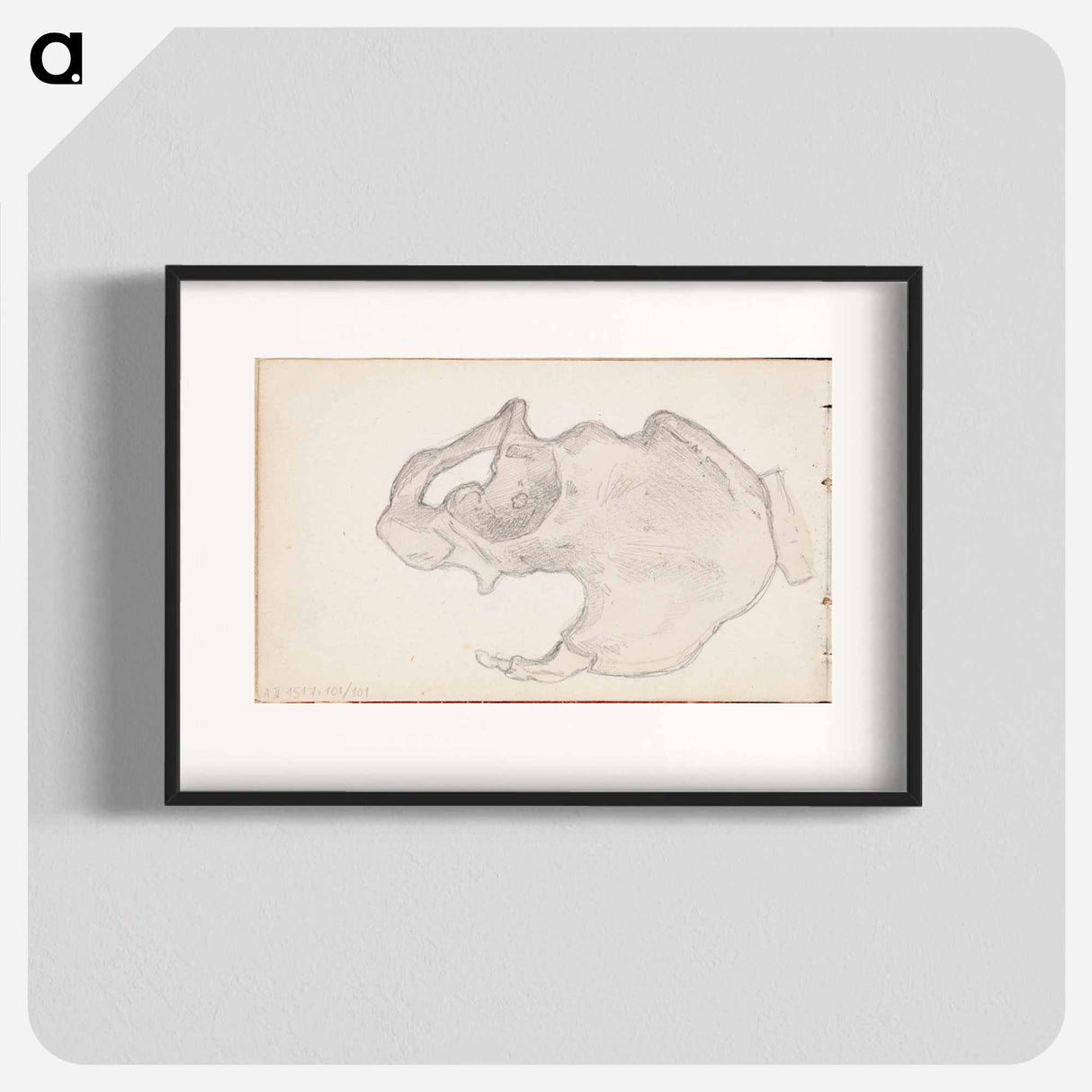 (unknown) part of a sketchbook - アルバート エーデルフェルト Poster.