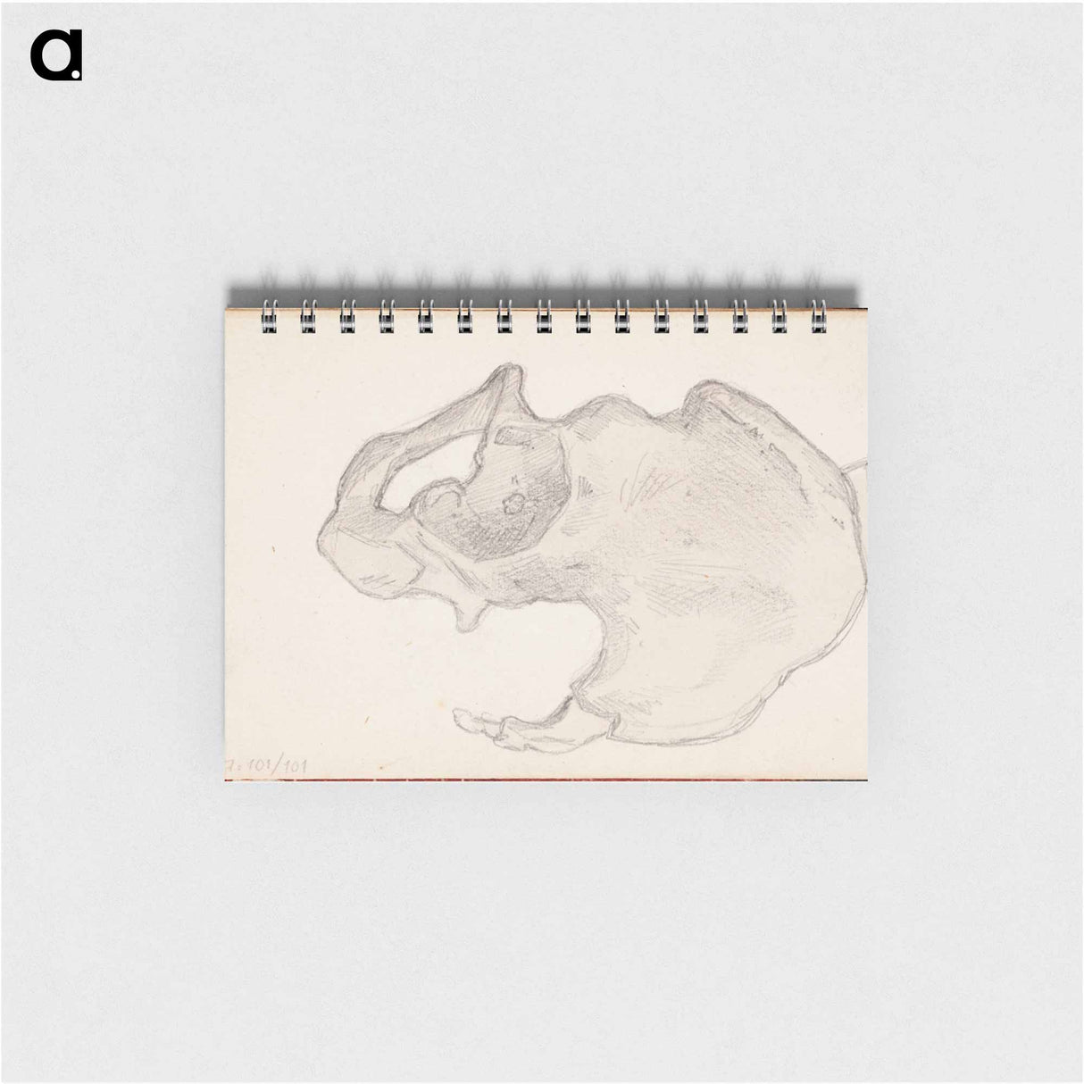 アートメモ帳-(unknown) part of a sketchbook - アルバート エーデルフェルト Memo.