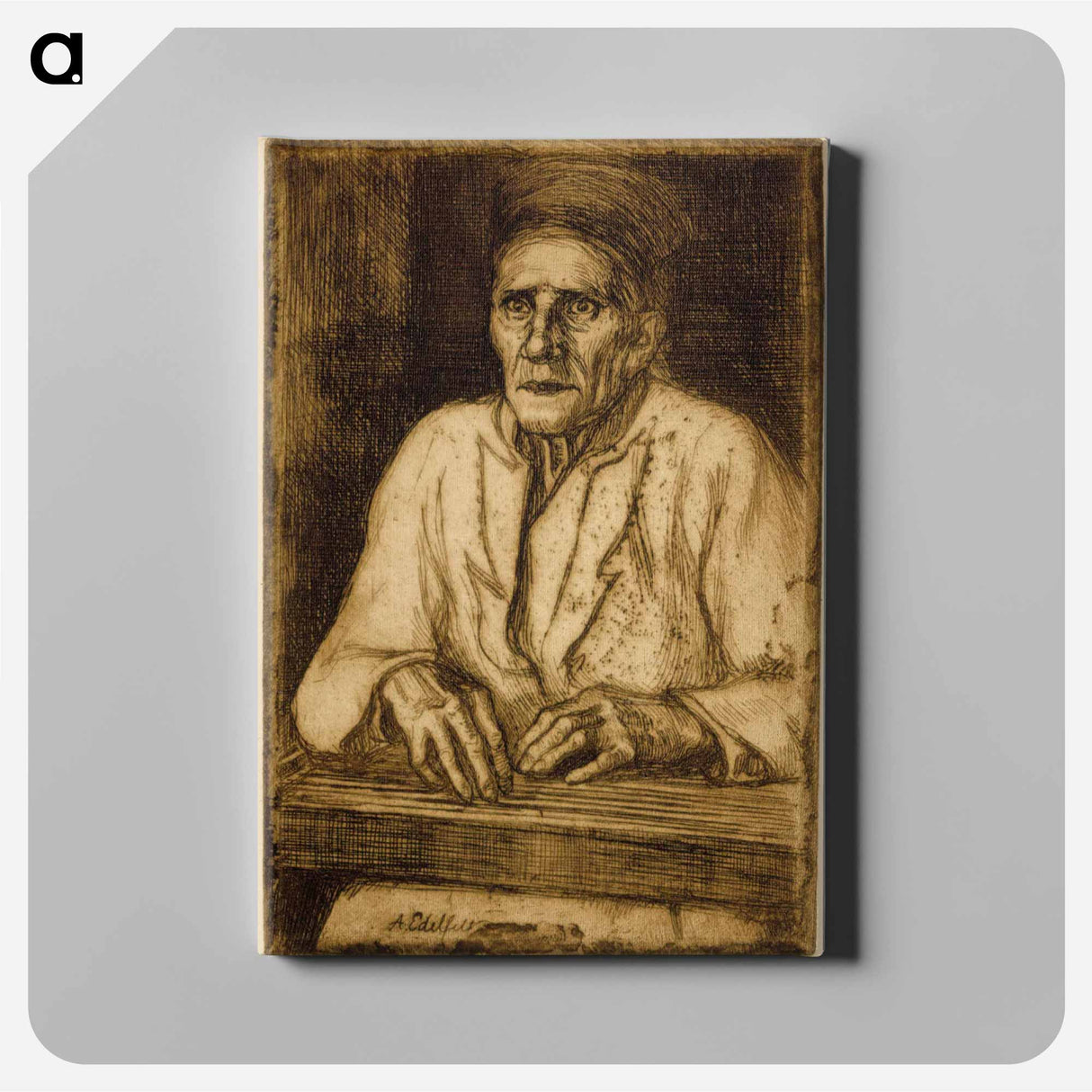 Paraske kanteleineen - アルバート エーデルフェルト Canvas.