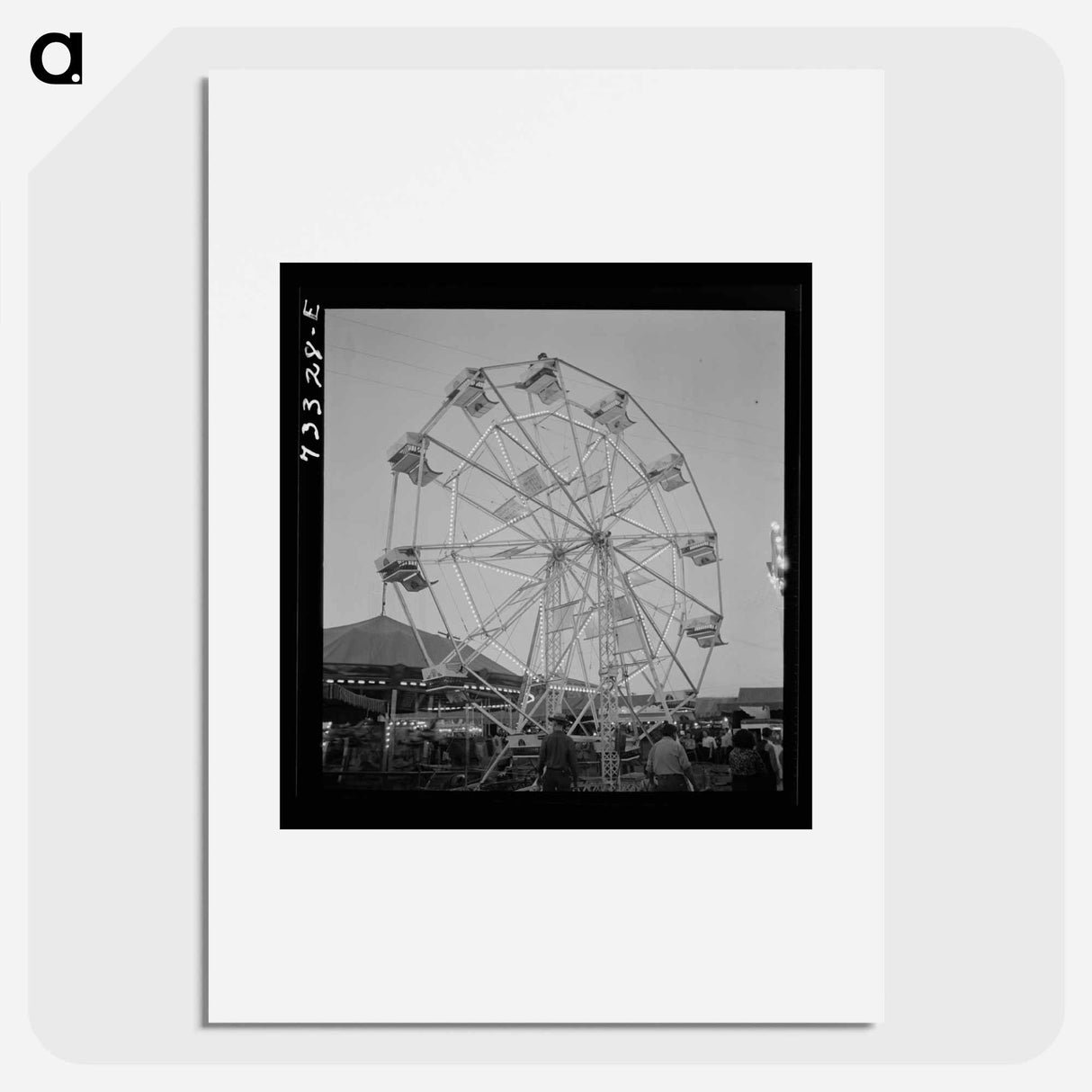 アートポスター-Carnival Ride, Klamath Falls
- ラッセル リー Poster.