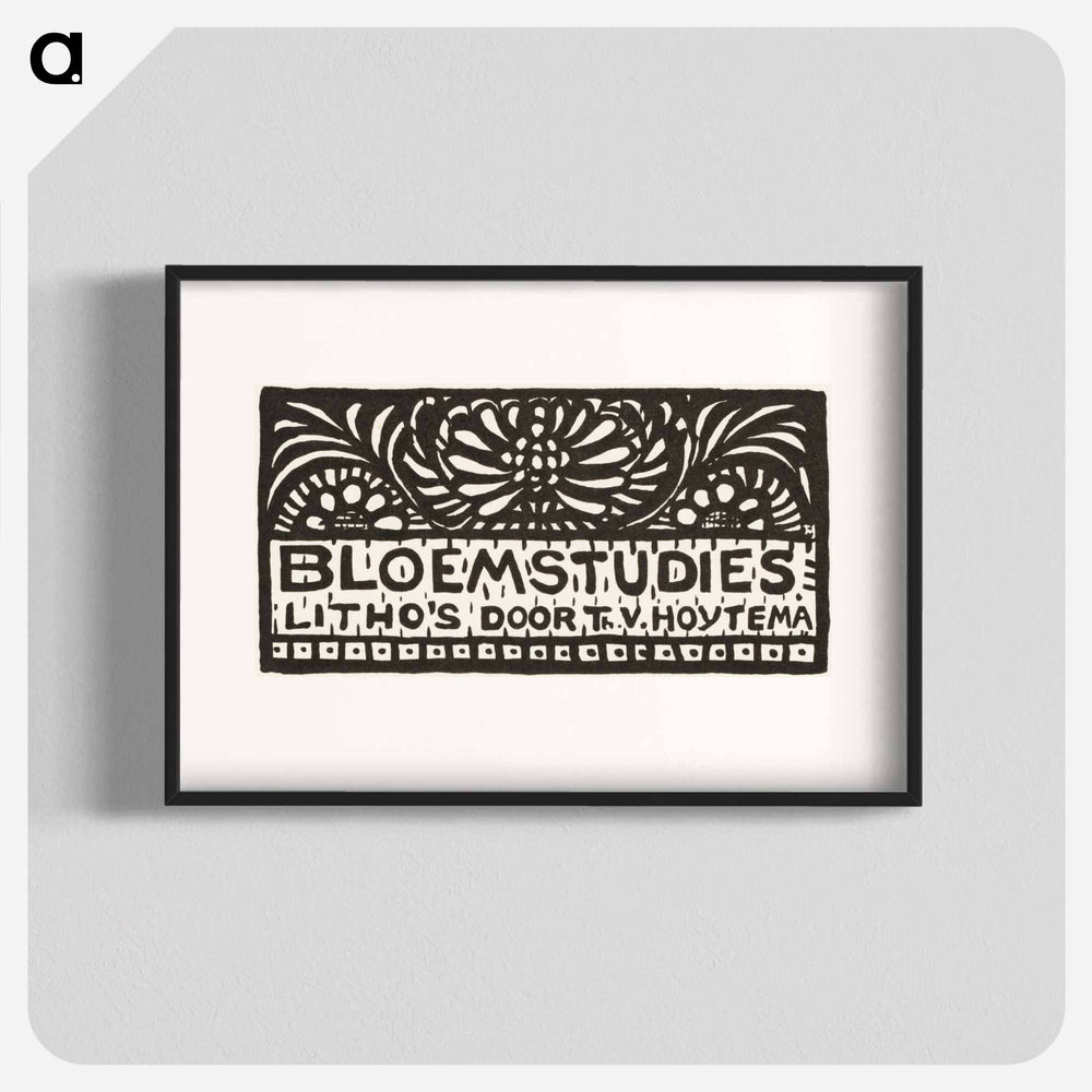 Bloemstudies - Theo van Hoytema Poster.