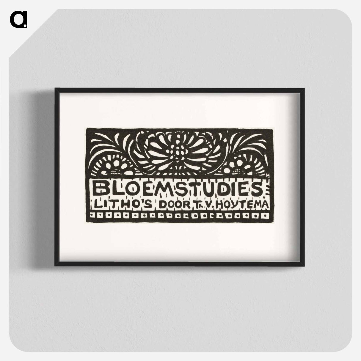 Bloemstudies - Theo van Hoytema Poster.