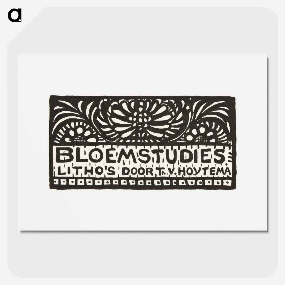 アートポスター-Bloemstudies - テオ ヴァン ホイテマ Poster.