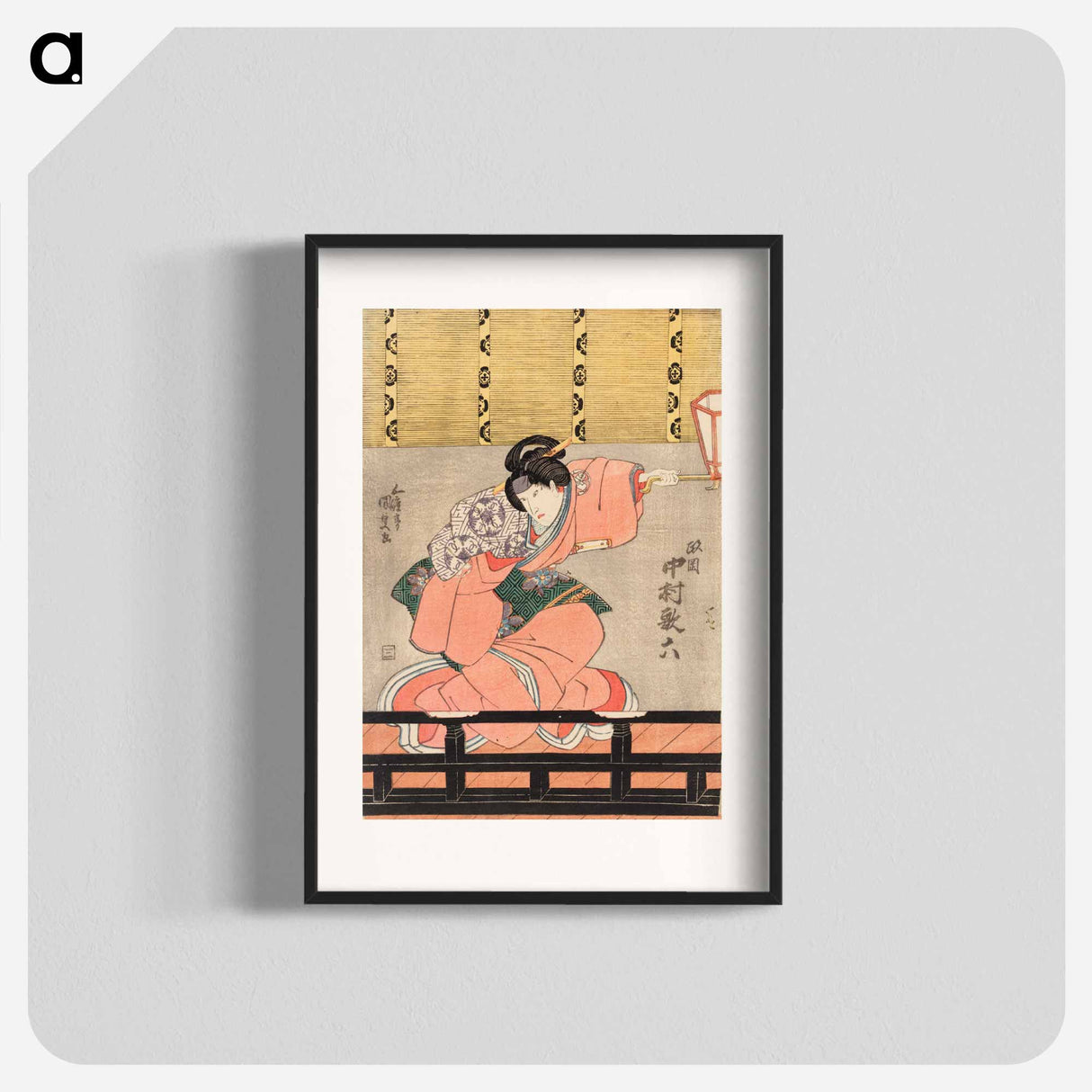 アートポスター-Actor Nakamura Uta Roku as the Nurse Masaoka
- 歌川 国貞 Poster.
