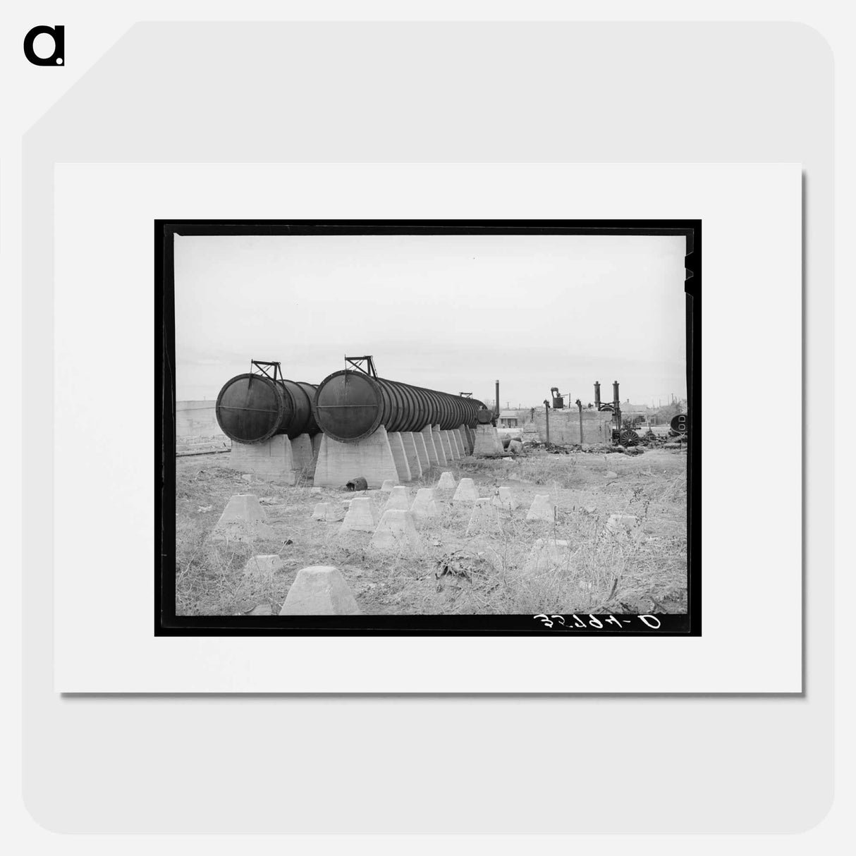 アートポスター-Big Spring Cotton Gin Wreckage
- ラッセル リー Poster.