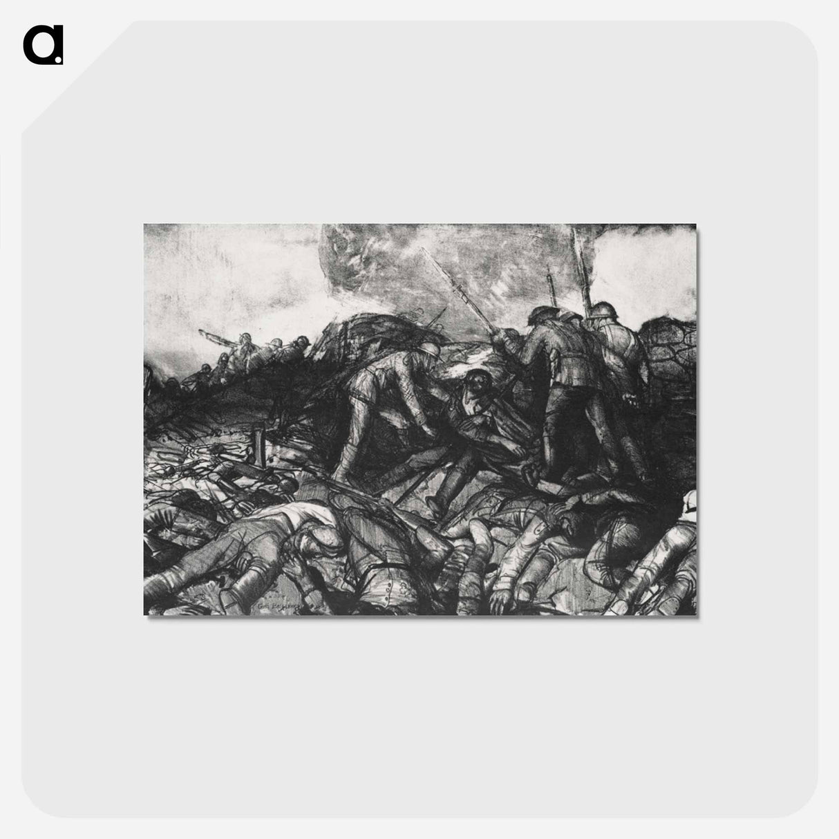 アートポストカード-The Charge
- ボストン公共図書館 Postcard.