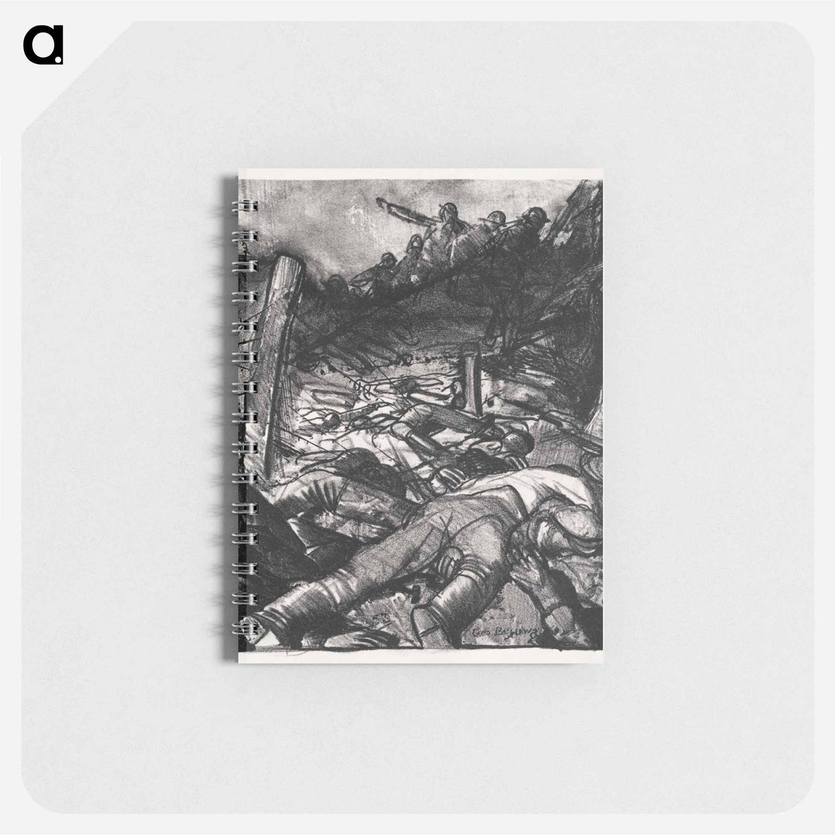 アートメモ帳-The Charge, Left Detail
- ボストン公共図書館 Memo.