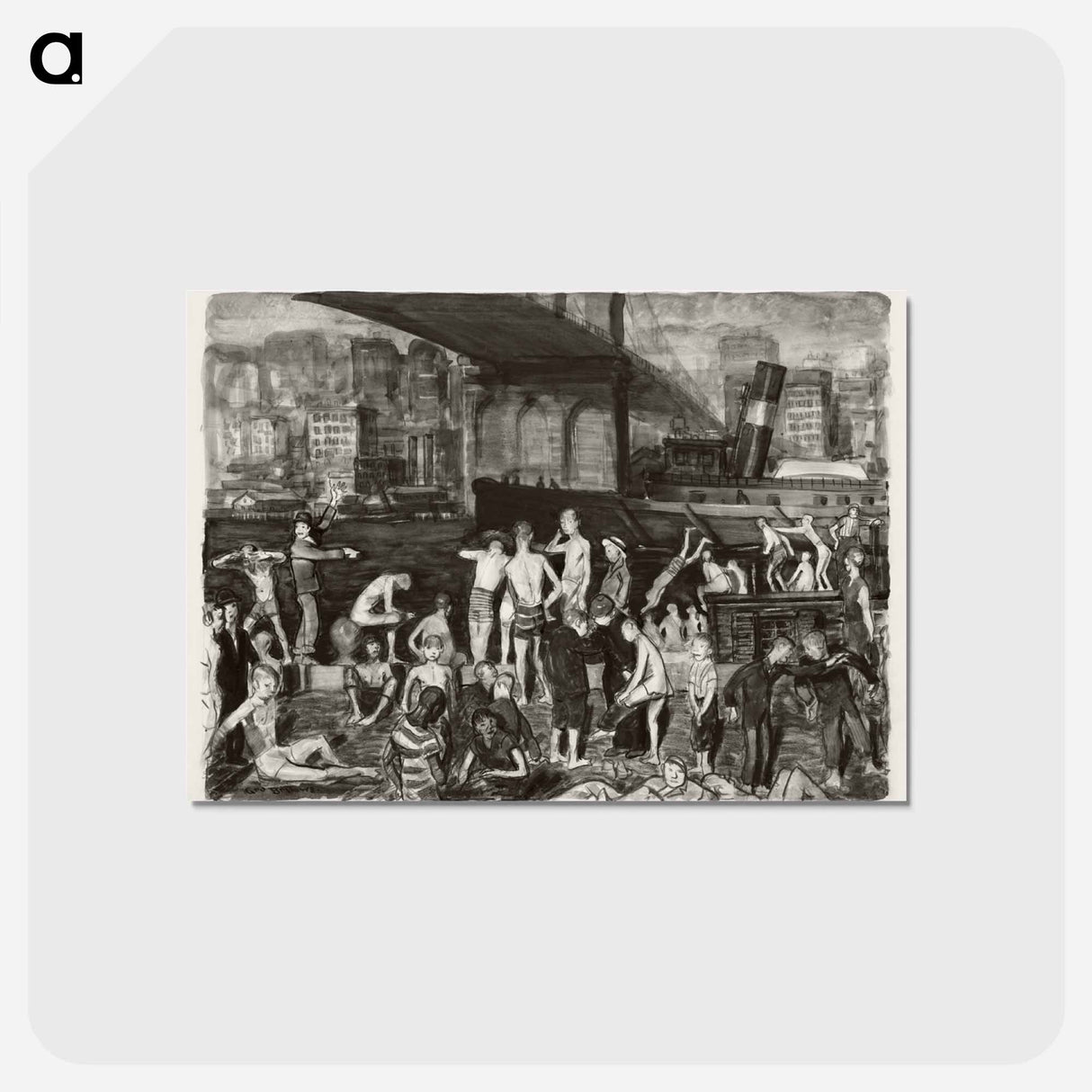 アートポストカード-Splinter Beach
- ボストン公共図書館 Postcard.