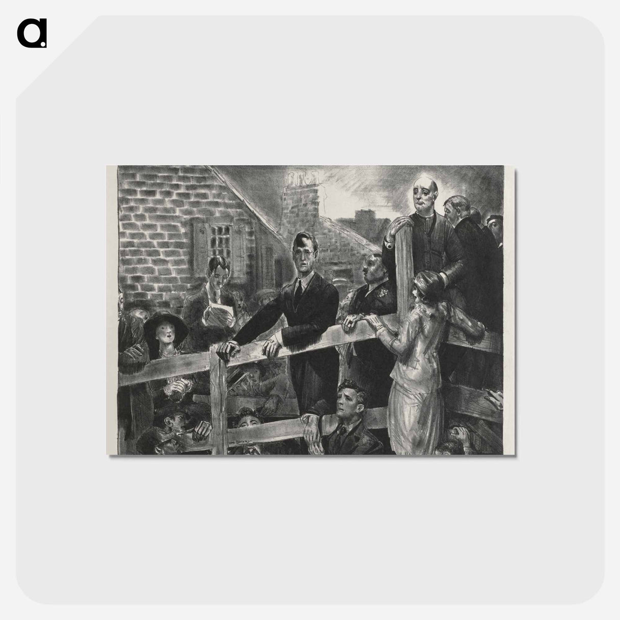 アートポストカード-The Appeal to the People
- ボストン公共図書館 Postcard.