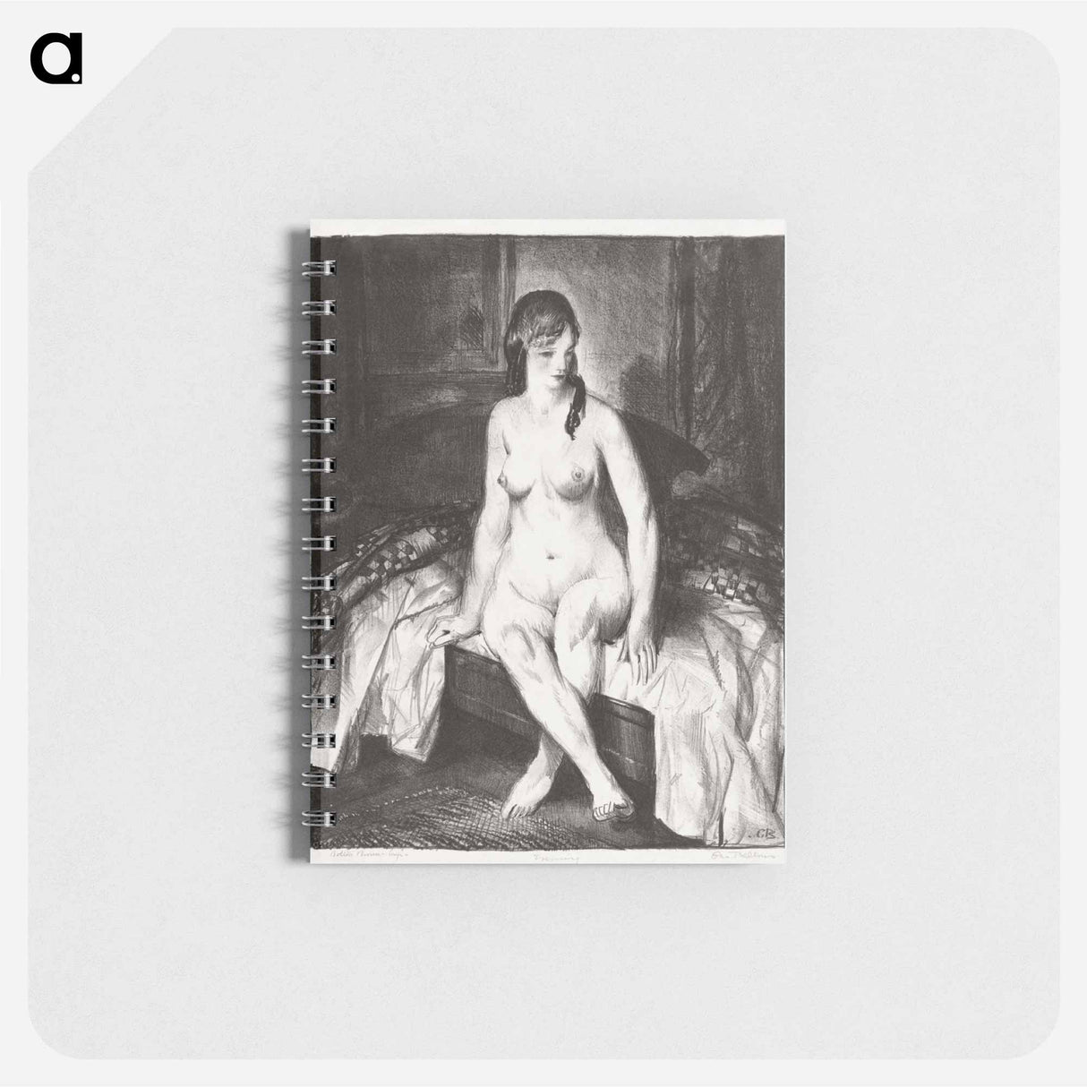 アートメモ帳-Evening, Nude on Bed
- ボストン公共図書館 Memo.