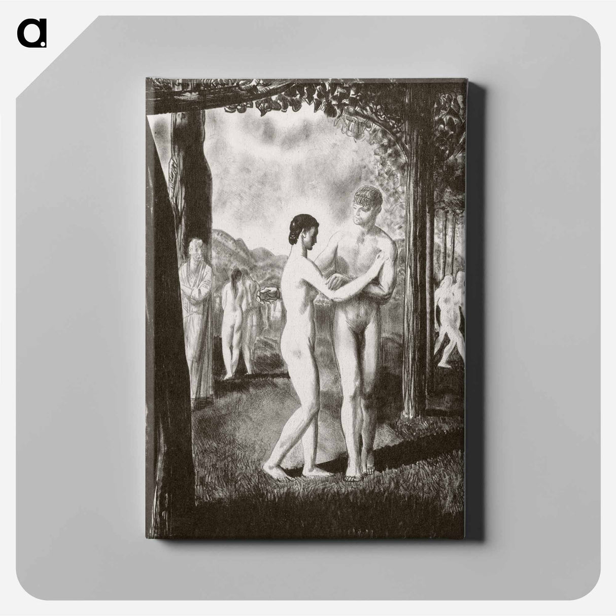 アートパネル-The Lovers That Passed Him By
- ボストン公共図書館 Canvas.