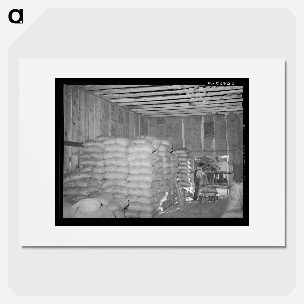 アートポスター-Bean Warehouse Interior
- ラッセル リー Poster.