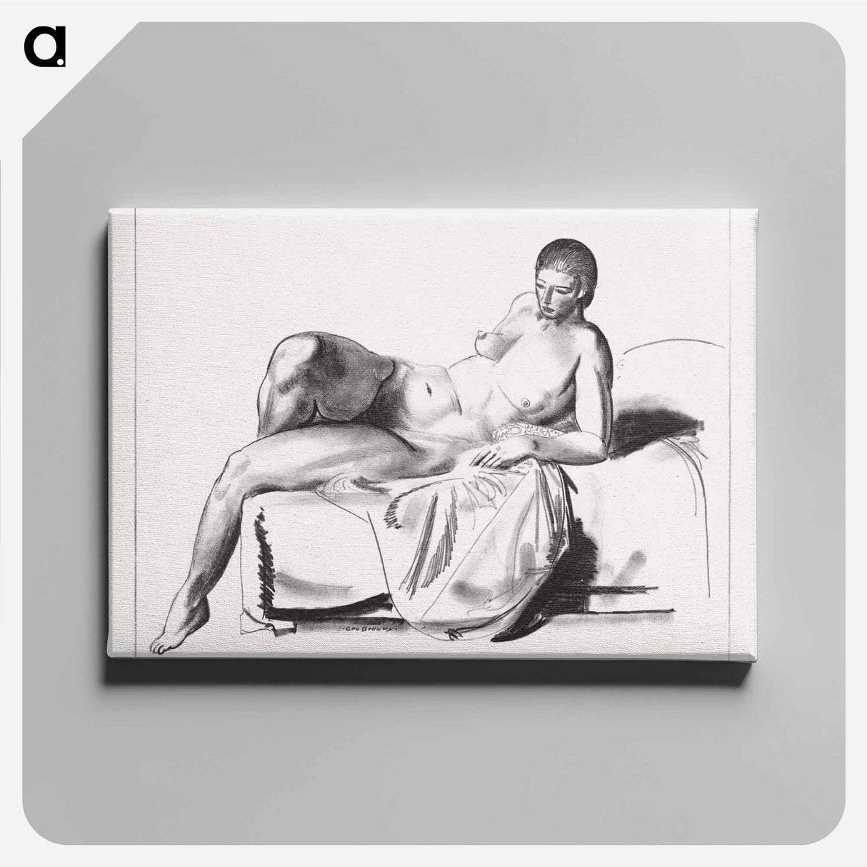アートパネル-Nude on a Couch
- ボストン公共図書館 Canvas.