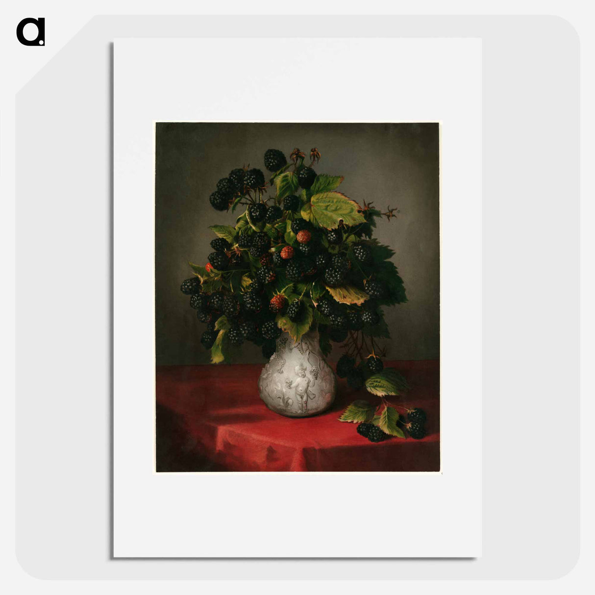 アートポスター-Blackberries in a Vase
- ボストン公共図書館 Poster.