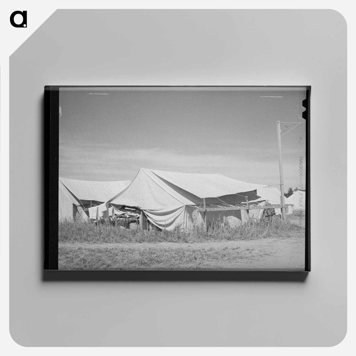 アートパネル-Tent Home at Migratory Farm Labor Camp
- ラッセル リー Canvas.