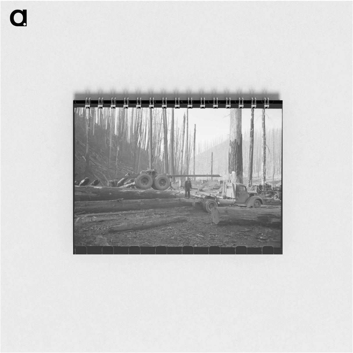 アートメモ帳-Logging Truck, Tillamook County
- ラッセル リー Memo.
