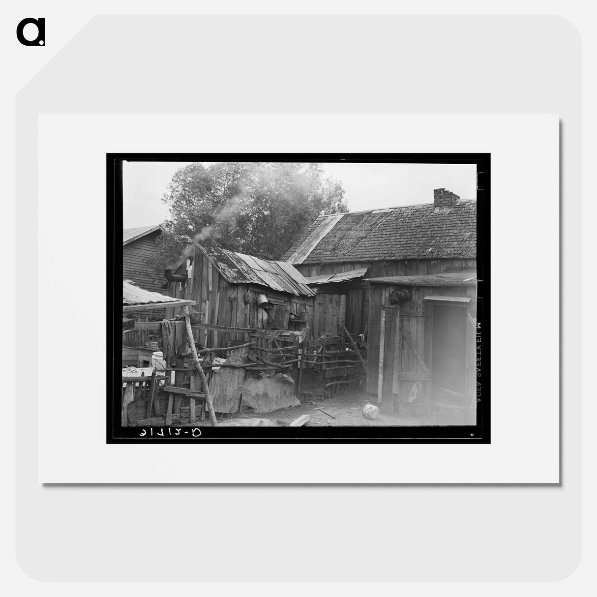 アートポスター-Backyard of Home, Norco
- ラッセル リー Poster.