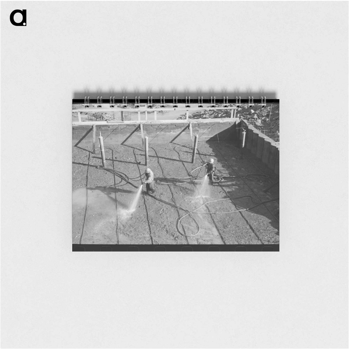 アートメモ帳-Wetting Down Fresh Concrete
- ラッセル リー Memo.