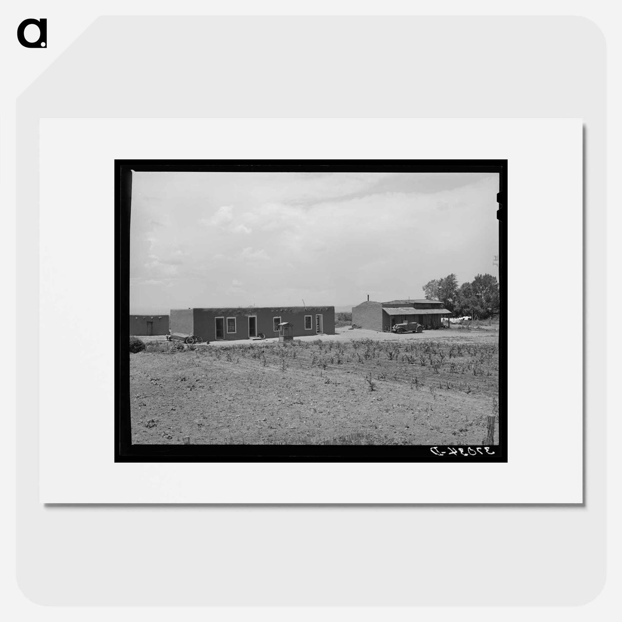 アートポスター-Adobe House, Costilla
- ラッセル リー Poster.