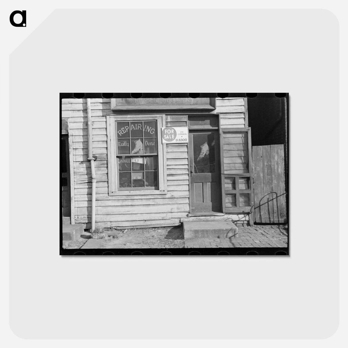 アートポストカード-Shoe Shop, L Street
- ラッセル リー Postcard.