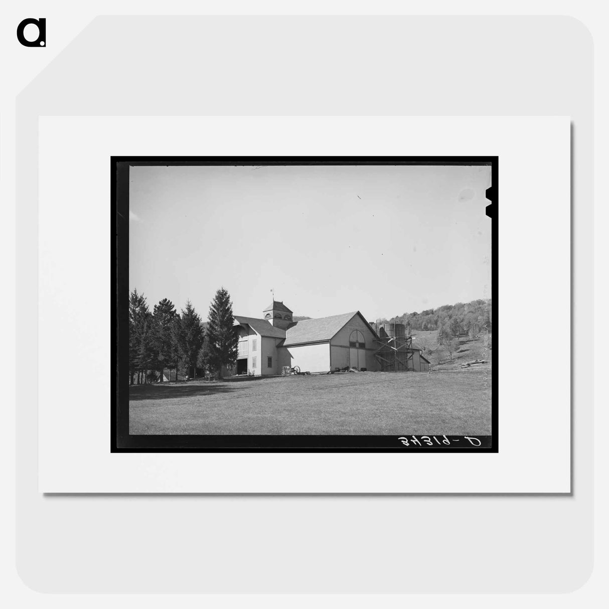 アートポスター-Barn on U.S. 7
- ラッセル リー Poster.