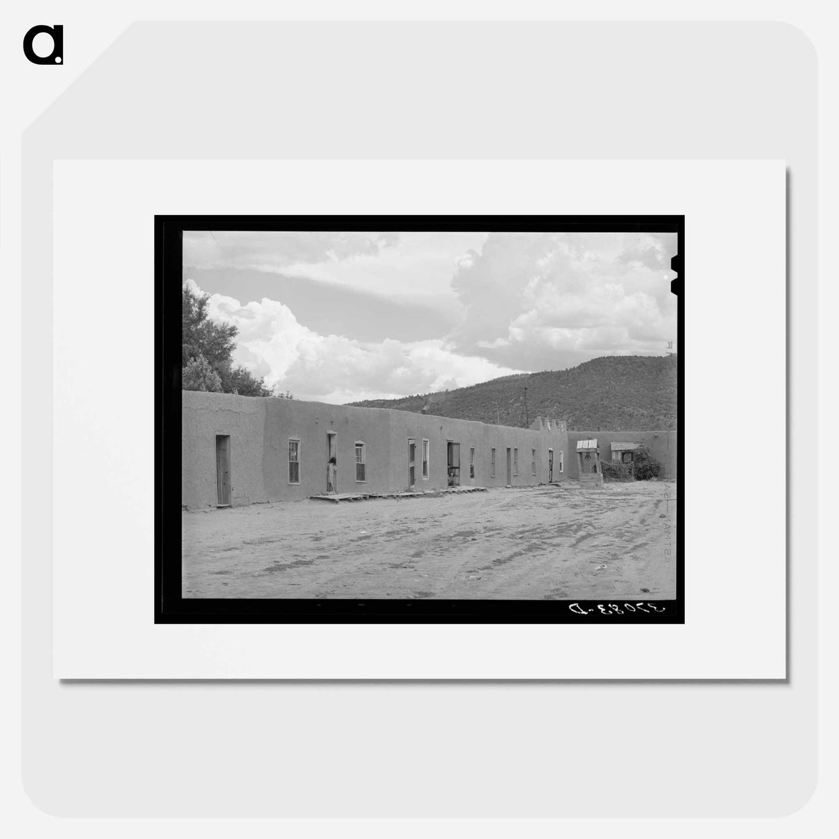 アートポスター-Adobe Dwellings, Costilla
- ラッセル リー Poster.