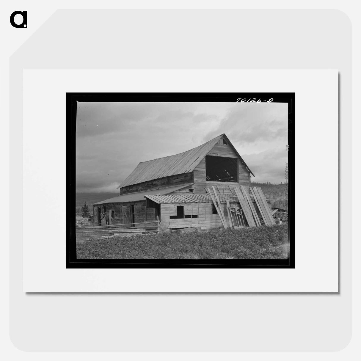 アートポスター-Boundary Farms Barns
- ラッセル リー Poster.