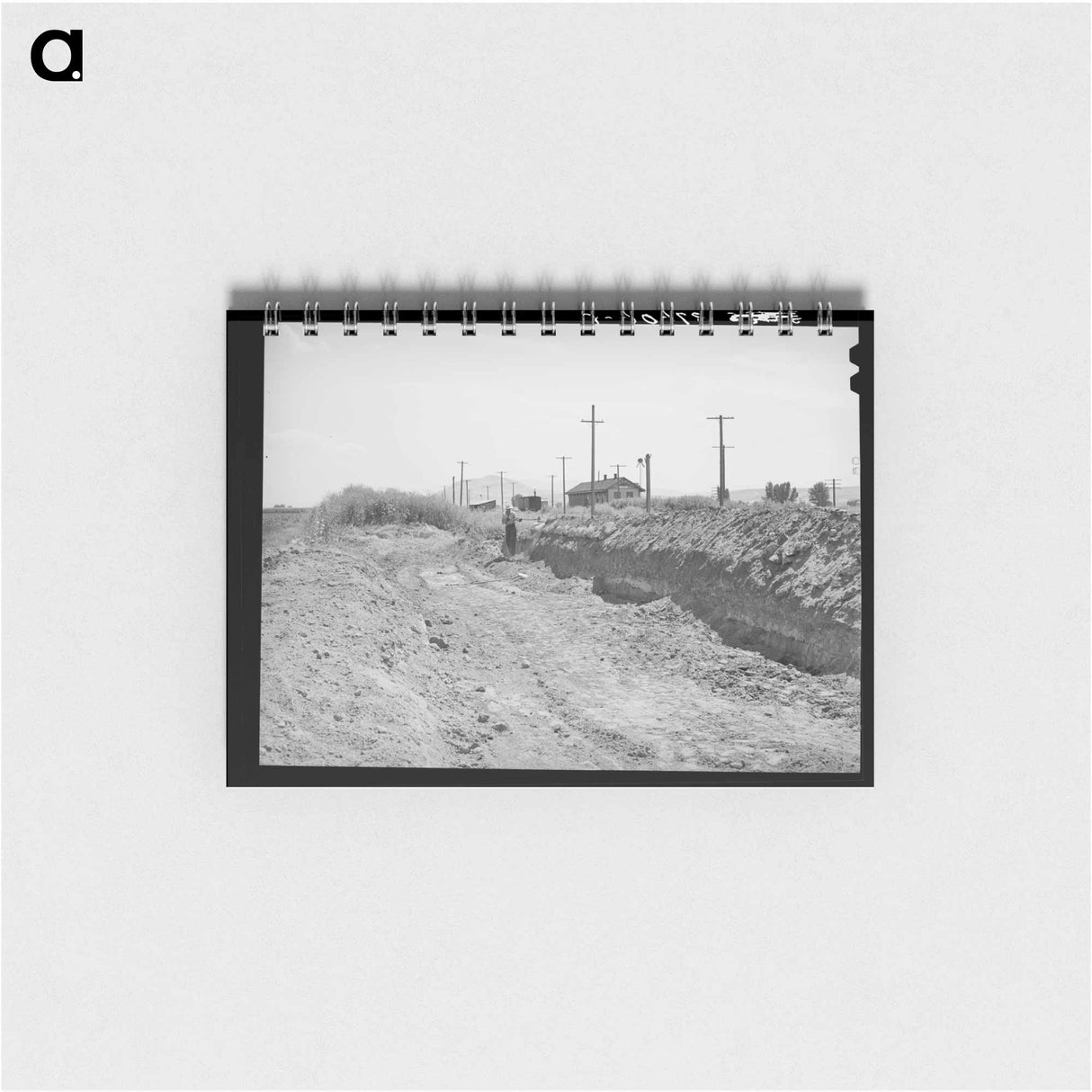 アートメモ帳-Building Trench Silos
- ラッセル リー Memo.