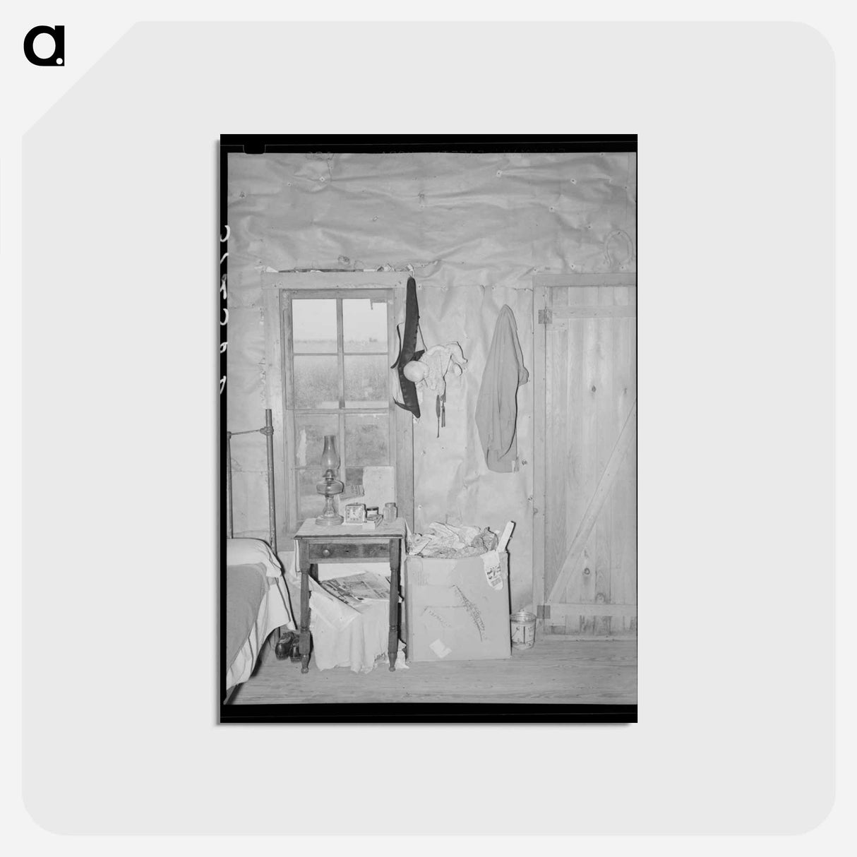 アートポストカード-Sharecropper's Bedroom
- ラッセル リー Postcard.