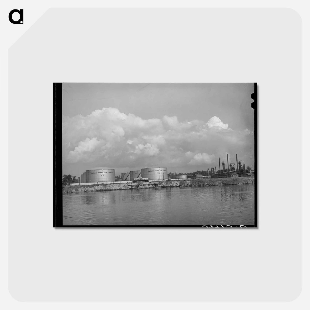 アートポストカード-Oil Refinery, Port of Houston
- ラッセル リー Postcard.
