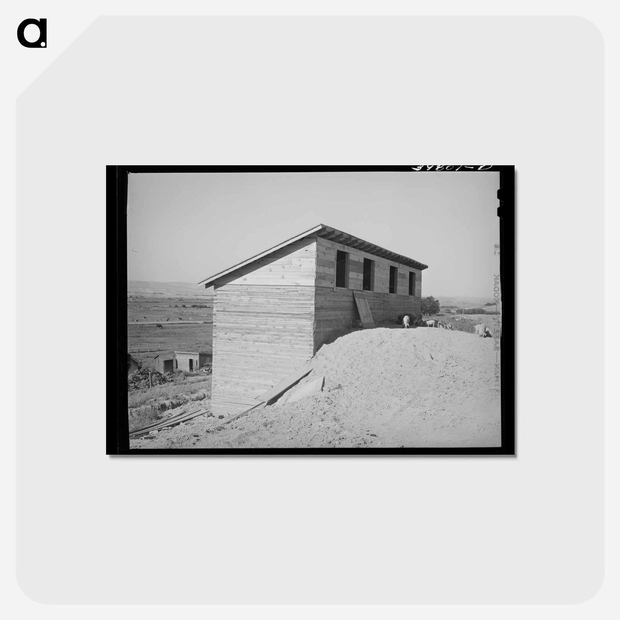 アートポストカード-Walla Walla Wheat Elevator
- ラッセル リー Postcard.