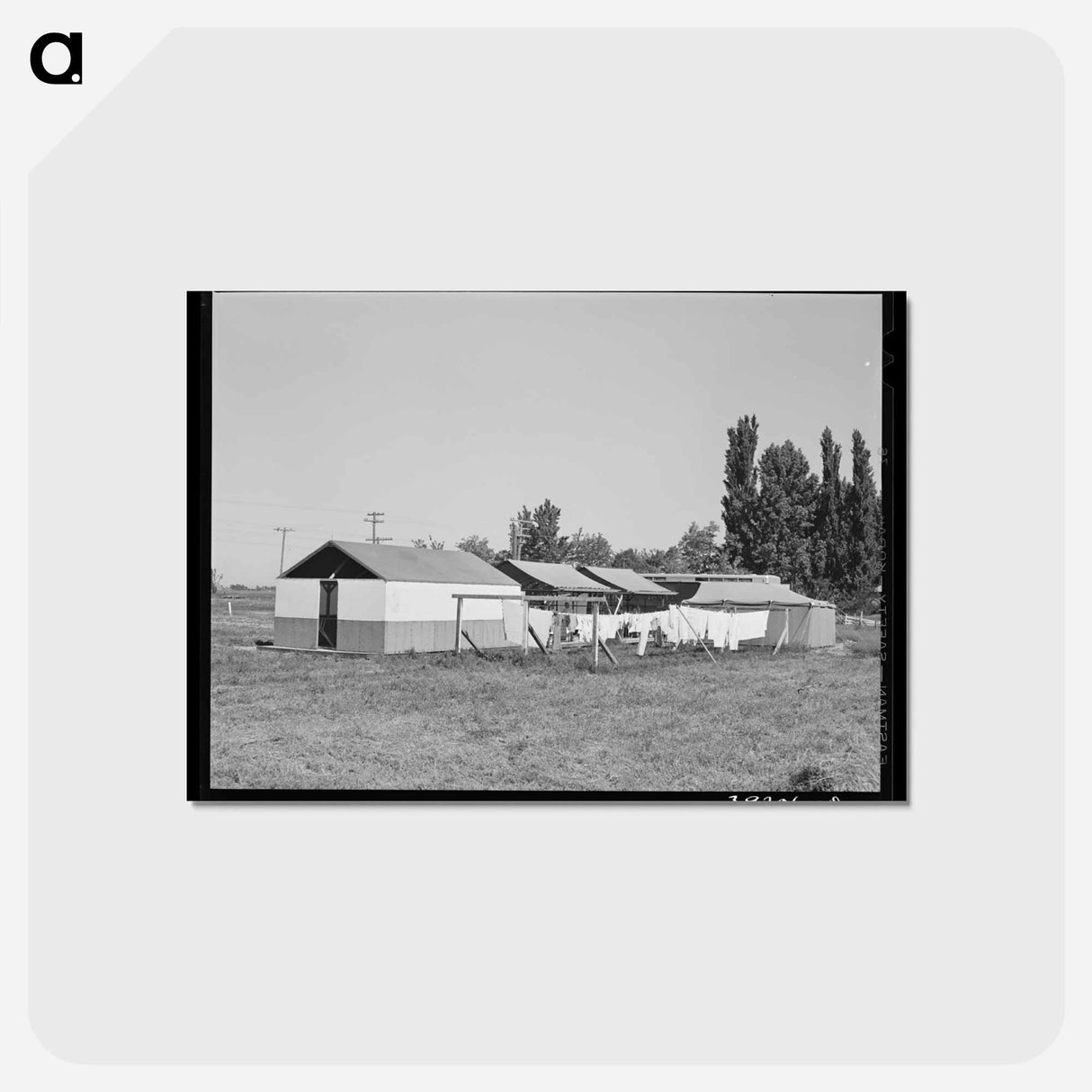 アートポストカード-FSA Migratory Labor Camp
- ラッセル リー Postcard.