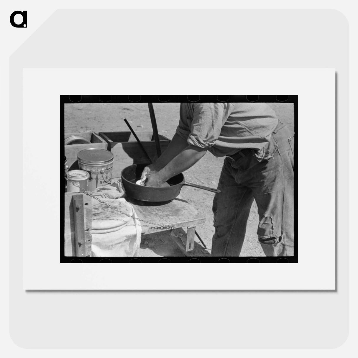アートポスター-Baking Bread Near Marfa
- ラッセル リー Poster.