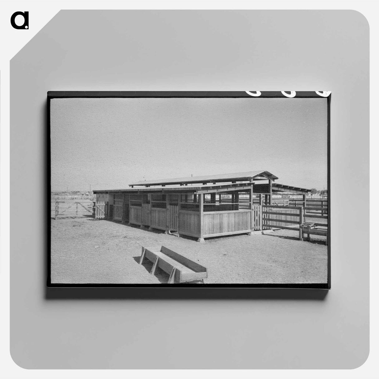 アートパネル-Dairy Barn, Casa Grande Valley Farms
- ラッセル リー Canvas.