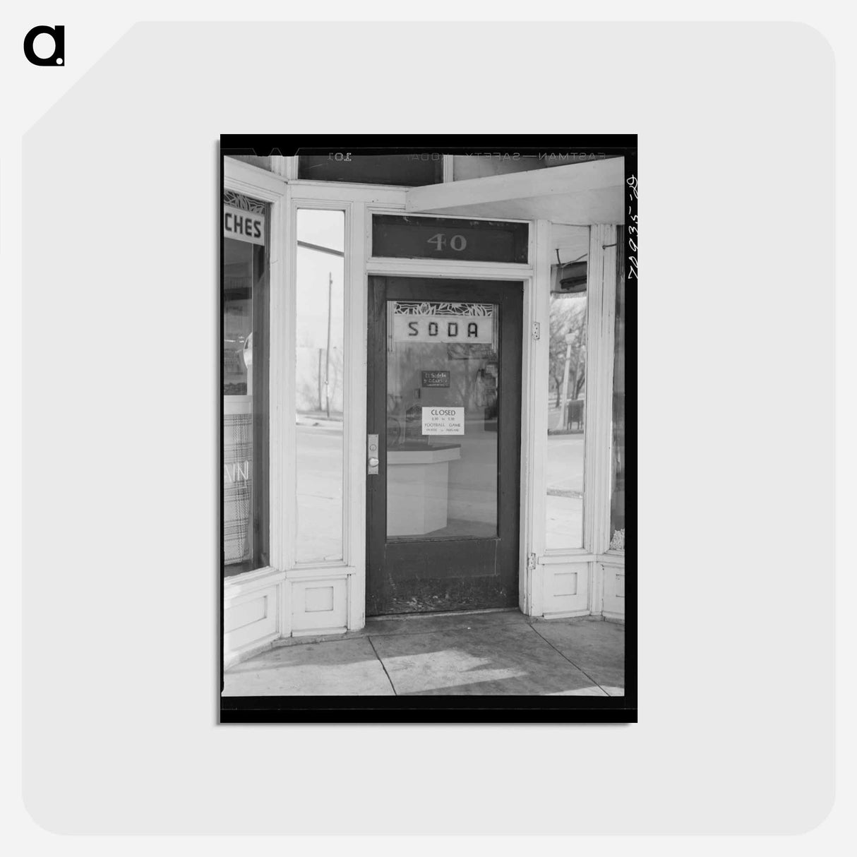 アートポストカード-Store Closed for Thanksgiving
- ラッセル リー Postcard.