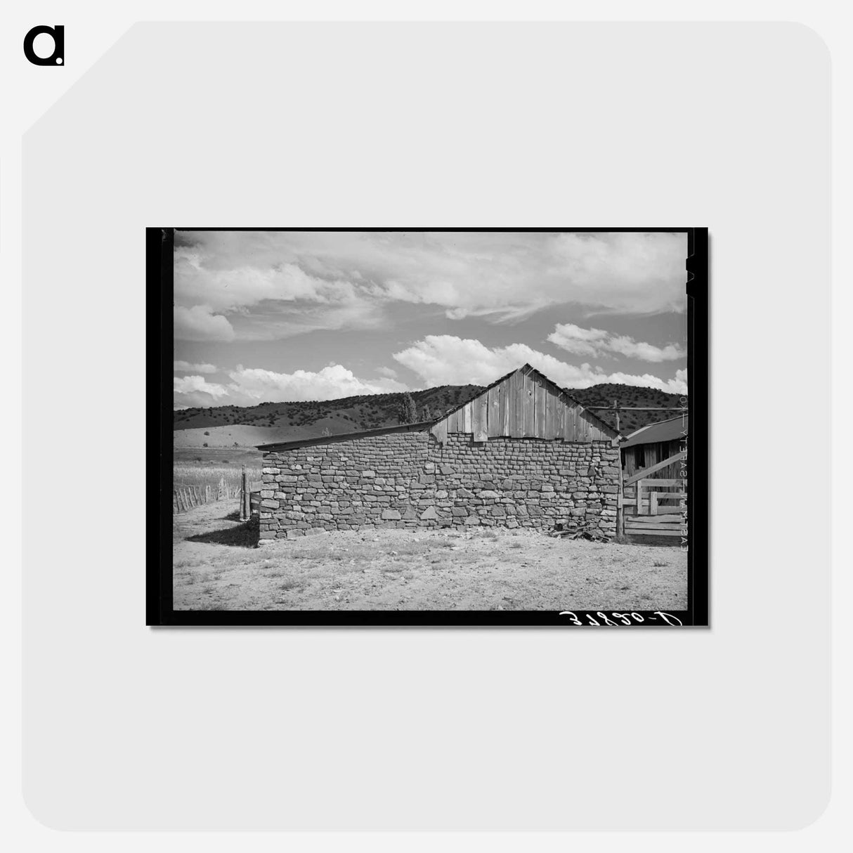 アートポストカード-Side of Stone Barn
- ラッセル リー Postcard.