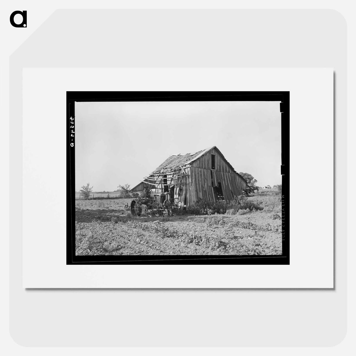 アートポスター-Abandoned Tenant Farmhouse
- ラッセル リー Poster.
