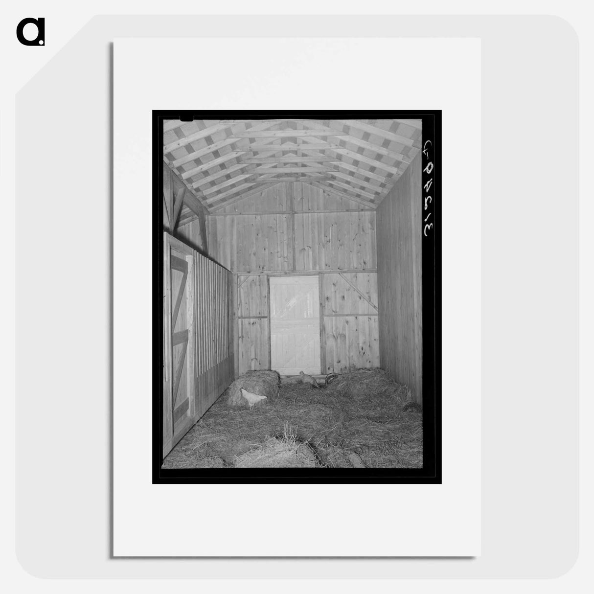 アートポスター-Barn Interior, Southeast Missouri
- ラッセル リー Poster.