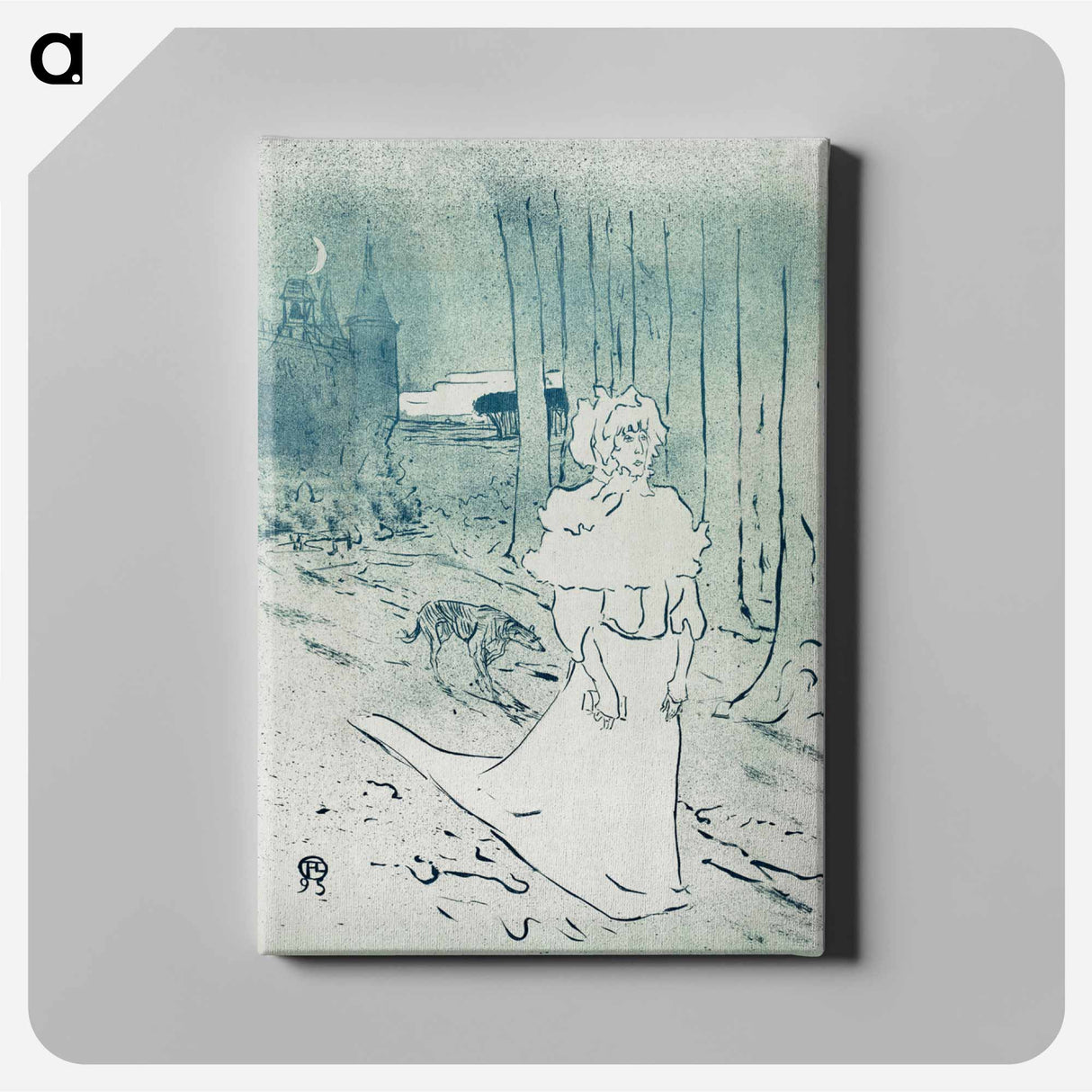 アートパネル-The Chatelaine or the Tocsin
- クリーブランド美術館 Canvas.