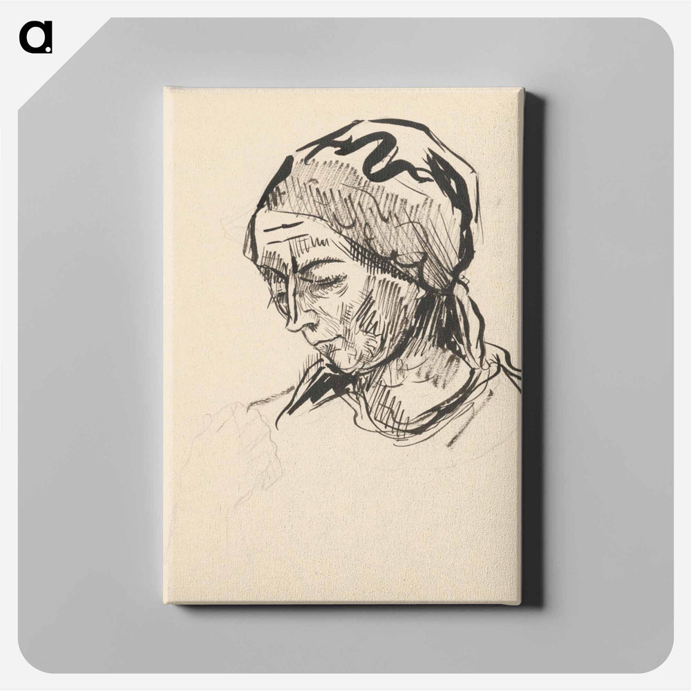 Sketchbook 19 female head - アーノルド ピーター ワイズ クビンチャン Canvas.