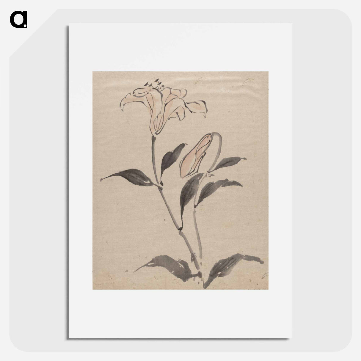 アートポスター-Flower - 葛飾 北斎 Poster.