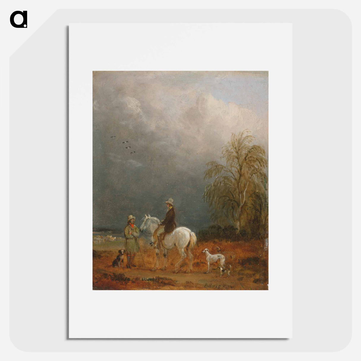 アートポスター-A Traveller and a Shepherd in a Landscape
- イェール大学アートギャラリー Poster.